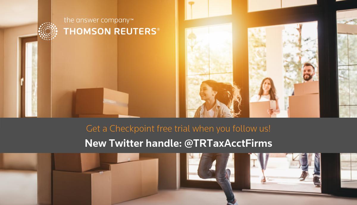 Ciao, followers! We combed this account into @TRTaxAcctFirms. Follow us there for a Checkpoint free trial! tmsnrt.rs/2SQVBUu
