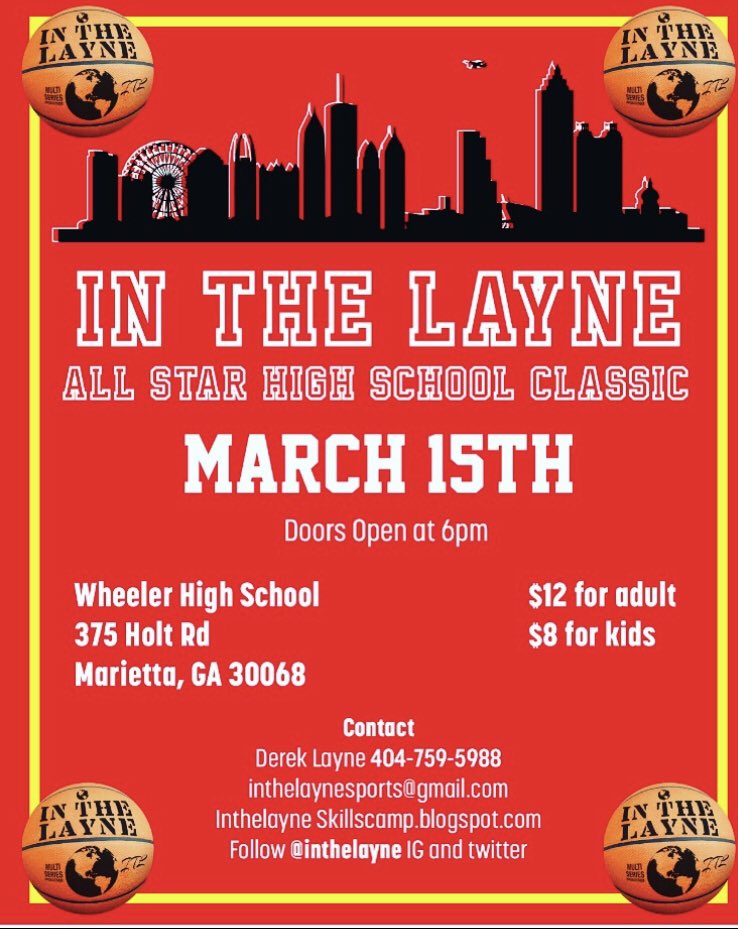 InTheLayne's tweet photo. It’s goooo time!! Please be advised the earlier the better we are expecting a packed house!!!! @SUVtv @MEdwardsBball @Coach_ABC @rfalker @ost247 @courtcred @Wheeler_High ✅✅✅🏀🏀🏀🔥🔥🔥🔥🏆🏆🏆Doors open at 6pm!! https://t.co/dk6pyhhQmB