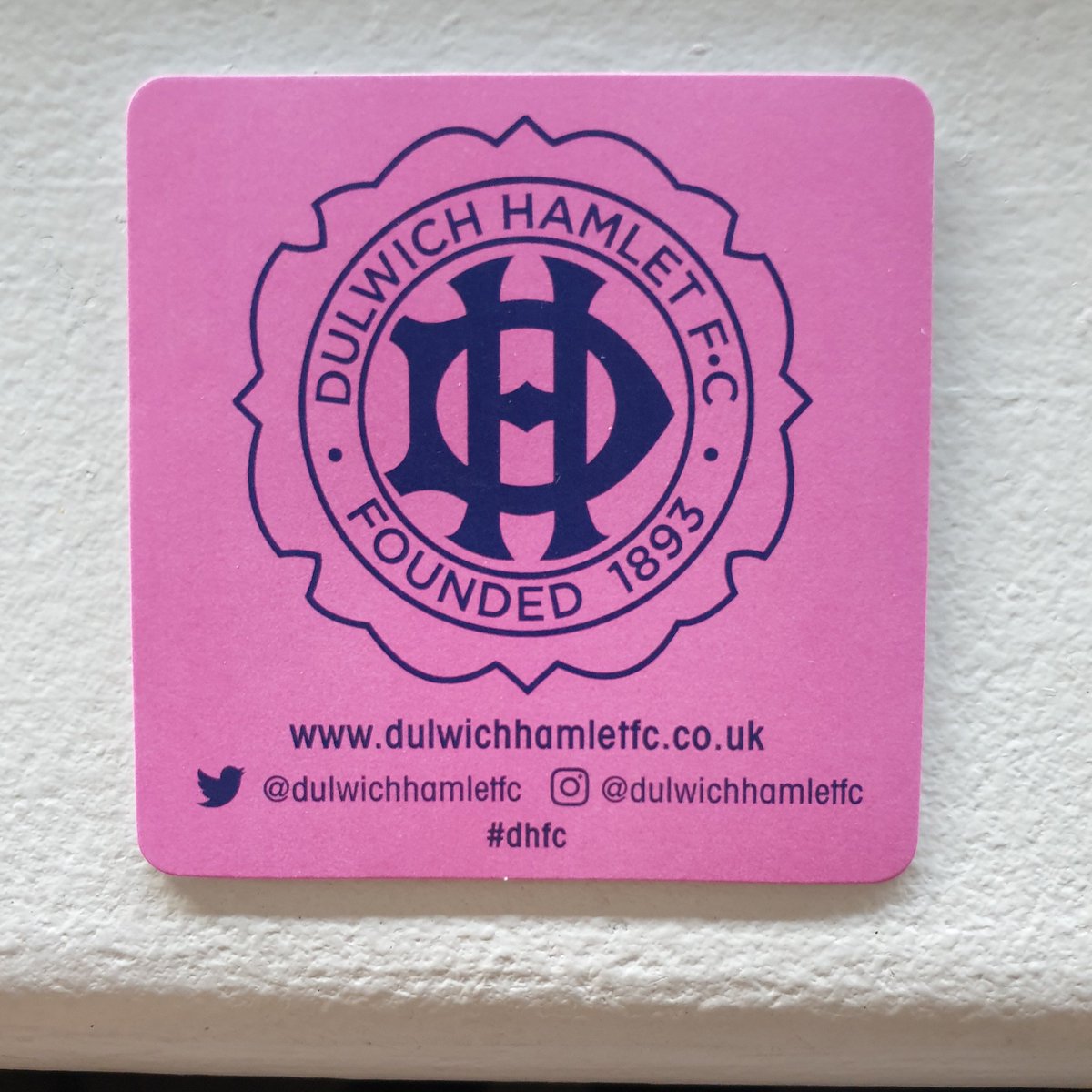 Heard you like your champions League warm &amp; cosy. It's 22 degrees in the clubhouse, and the sky blues are on tonight. Also got these very wicked beer mats from <a href="/dhstorg/">Dulwich Hamlet Supporters' Trust</a> for you to test. Come and buy a pint and watch football!