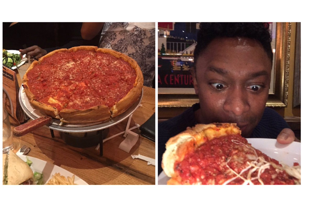 tomgoodridge's tweet photo. When in Chicago......
#voxfortura #USA #Music #blackmen #ustour #ClassicalSoul #Opera #ClassicalCrossover #blackexellence #blackexcellence #chicago #TADmanagement #TADventure #TADshows #pizzatime https://t.co/hrFF4syjMl