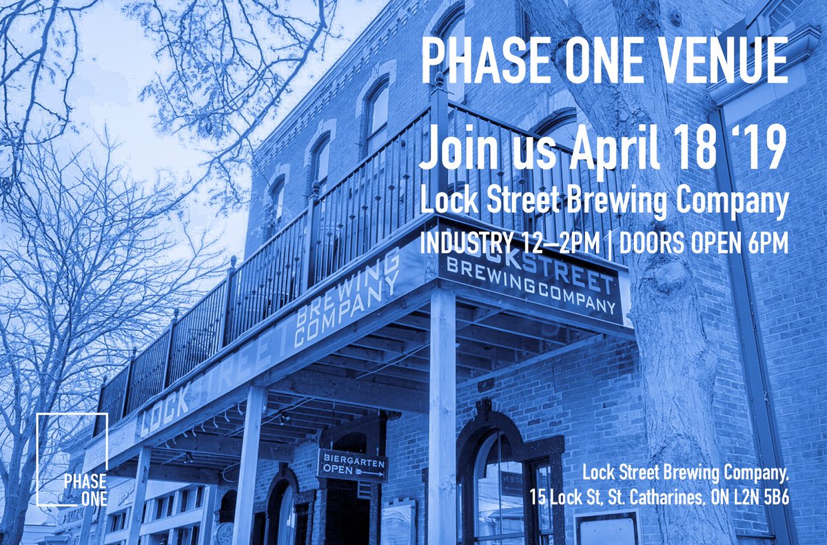 With only about a month left, our grads are working hard to finish their works. Join us April 18th! Industry 12–2PM | Doors open 6PM Lock St. Brewing Co. 15 Lock St. St. Catherines, On L2N 5B6