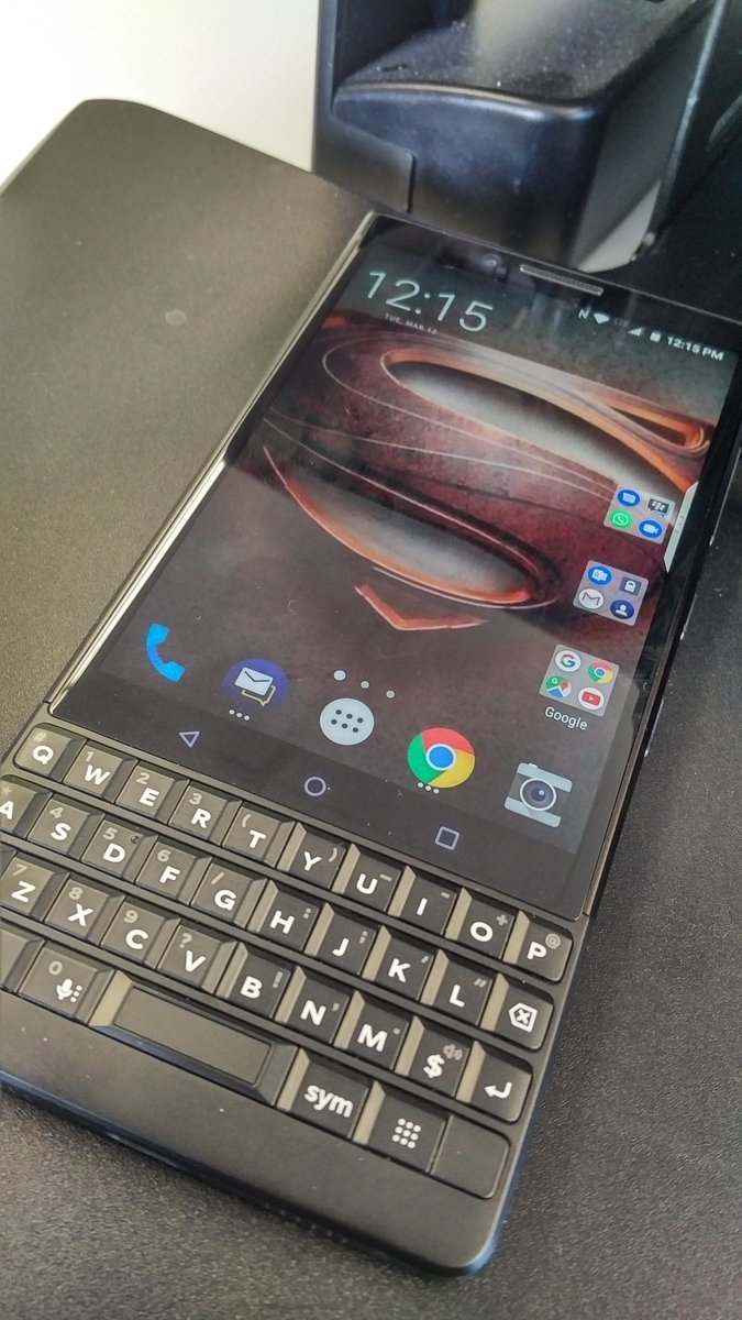 GrantRants's tweet image. Check it out! #nerdmoment. Just got my new #BlackBerry #key2!