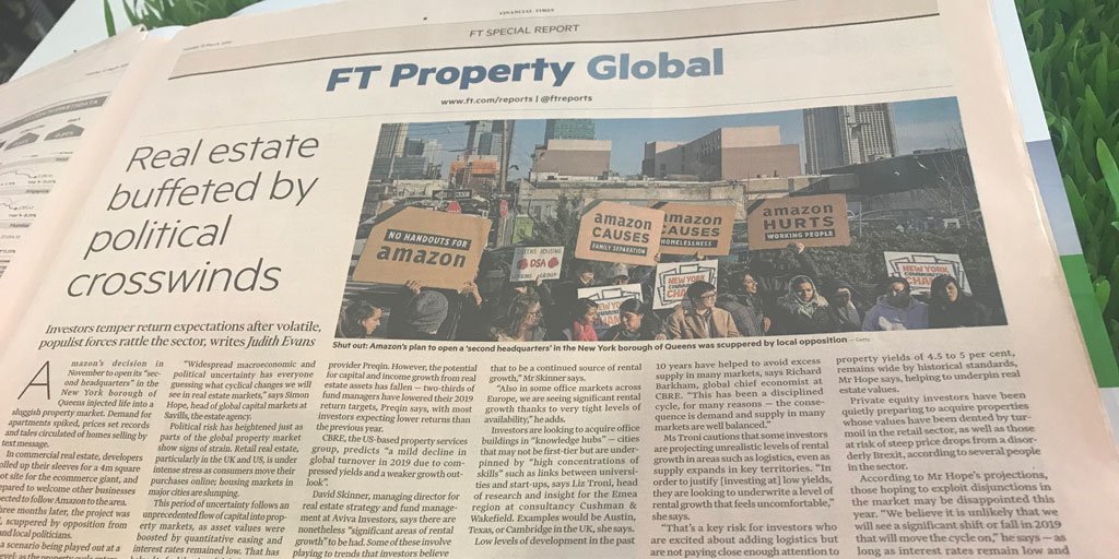 CushWakeUK's tweet photo. Elisabeth Troni @etroni1 Head of EMEA Research & Insight, Jongan 'Jay' Kim from our Korea Desk and Toby Dodd, our Singapore MD, all quoted in today's FT Property Global #MIPIM #CWMIPIM https://t.co/SQRpLOeSWv https://t.co/EU4HyJ98SQ