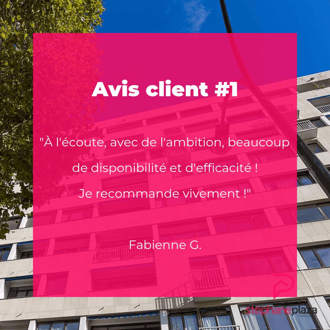 Un avis qui nous motive en ce début de semaine ! 💪 #stephaneplazaimmobilier