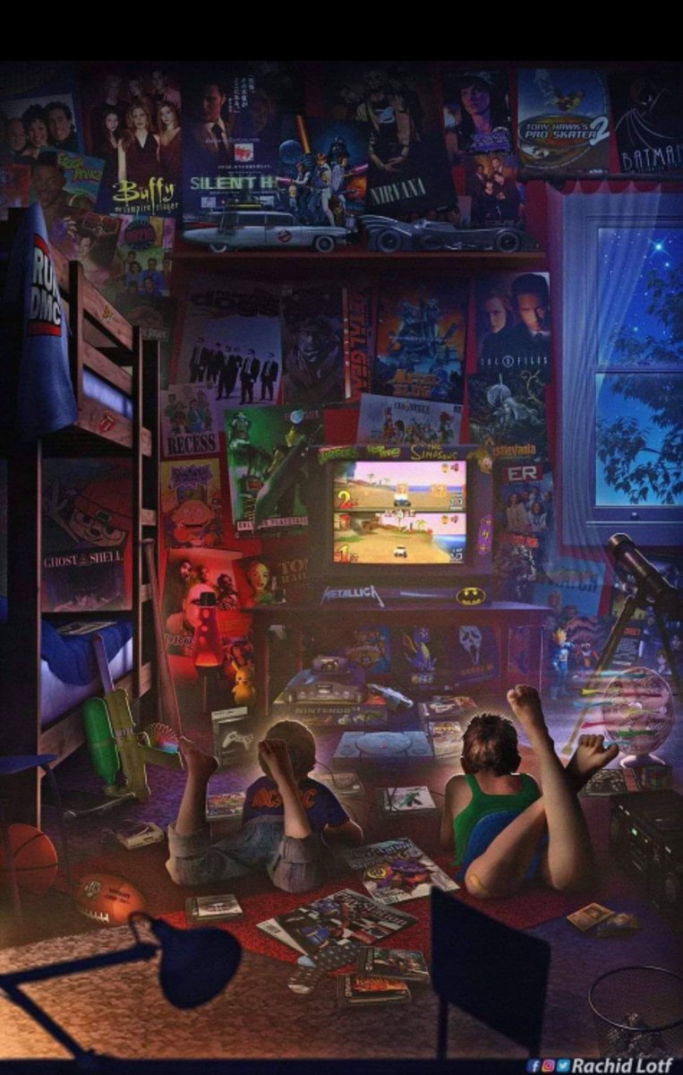 GSouvenirs's tweet photo. La chambre idéale d'un enfant des années 90 ! Vous reconnaissez toutes les références présentes sur cette image ?
#annees90 #chambre #enfance #nostalgie #souvenirs #playstation #jeu #console #film #serie #lekif #paradis https://t.co/VHR8rQFYbO