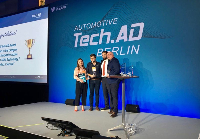 CognitivePilot's tweet photo. Thanks to @SmartMobi_Hub, all the Speakers, Partners and Attendees of #TechAD for this Great Event and Brilliant Award! #CPilot is among the Most Innovative #ADAS Technologies. Thank you! See you at #TechADBerlin 2020. #AutonomousVehicle #SelfDrivingCars https://t.co/pJ8JGXvEE1