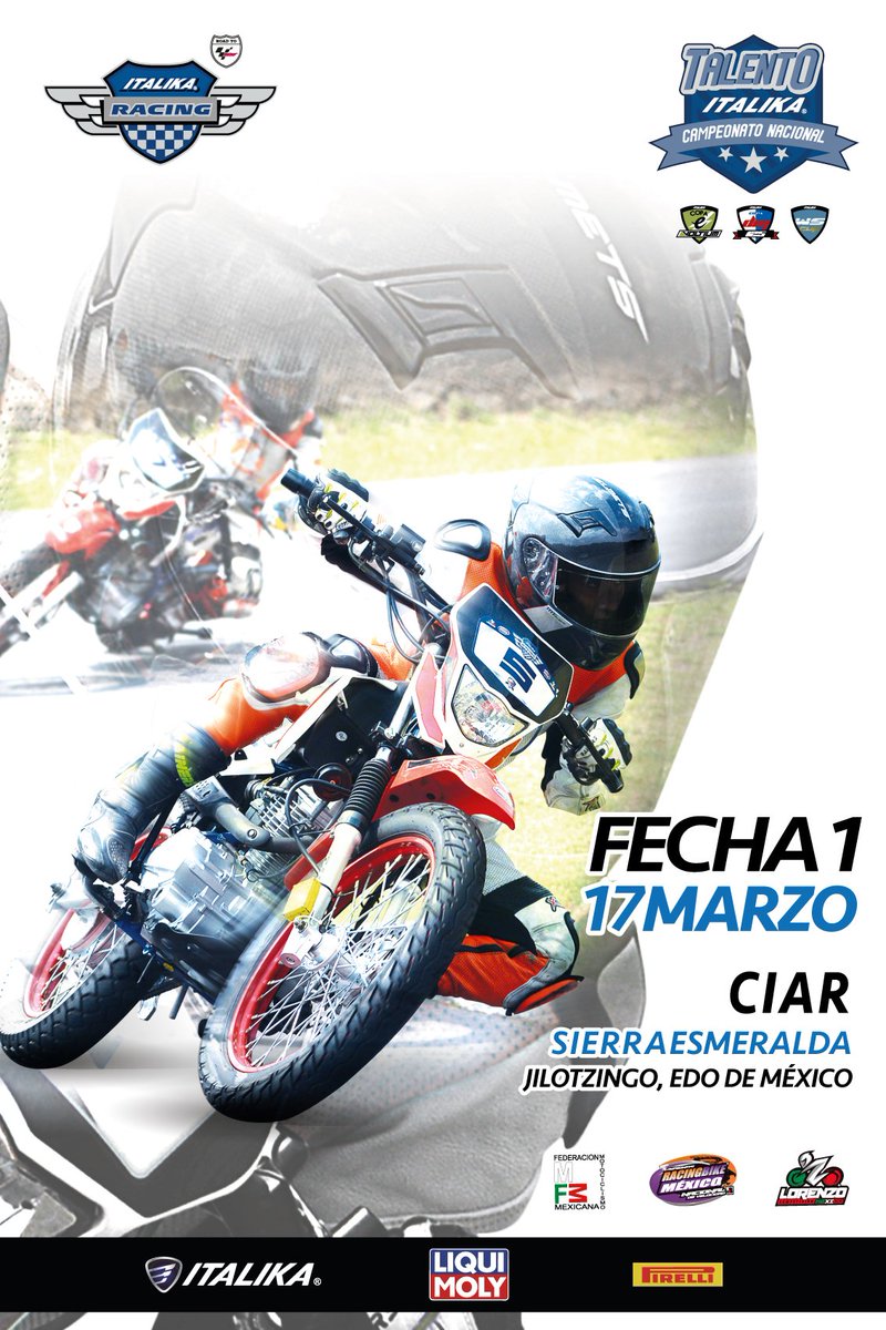 ItalikaRacing's tweet photo. ¡Los pilotos más pequeños regresan a la pista!
👉 https://t.co/tEPzdvxOe5
#TalentoITALIKA #WSCupMx #CopaDM125 #CopaEVoltium #DescrubiendoTalentos #FormandoTalentos #RoadToMotoGP
@ItalikaOficial @liquiMolyzate @Pirelli_Moto_MX @RacingBikemx https://t.co/8Q5BllFjwG