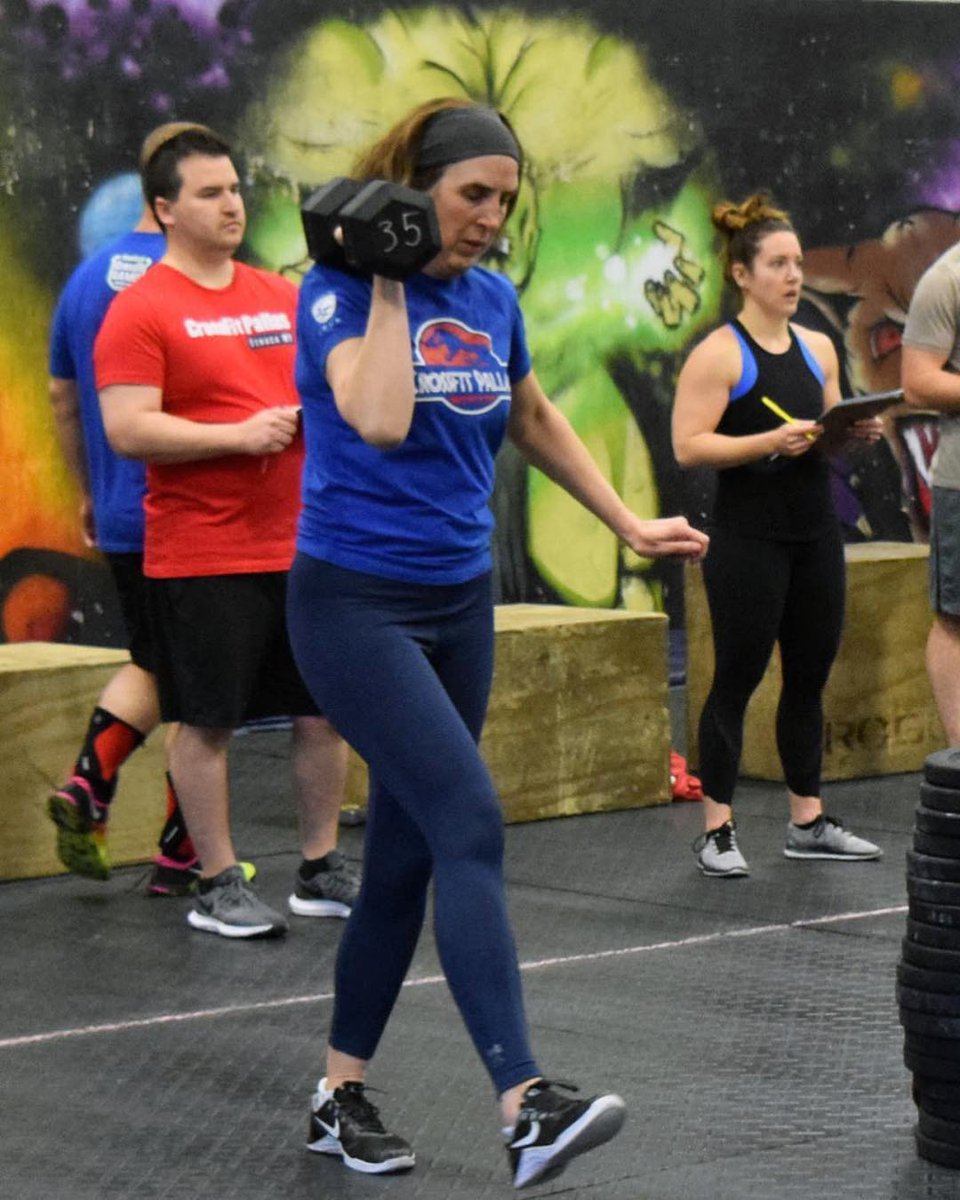 CrossFit's tweet photo. "Thanks for encouraging me to try todayโso glad I did as I was more capable and strong than I realized. CrossFit has been a great experienceโthanks for creating such an amazing and welcoming community of athletes.โ
โJen,โฃ after doing the scaled version of #19point3 https://t.co/Zr67jzHvjC