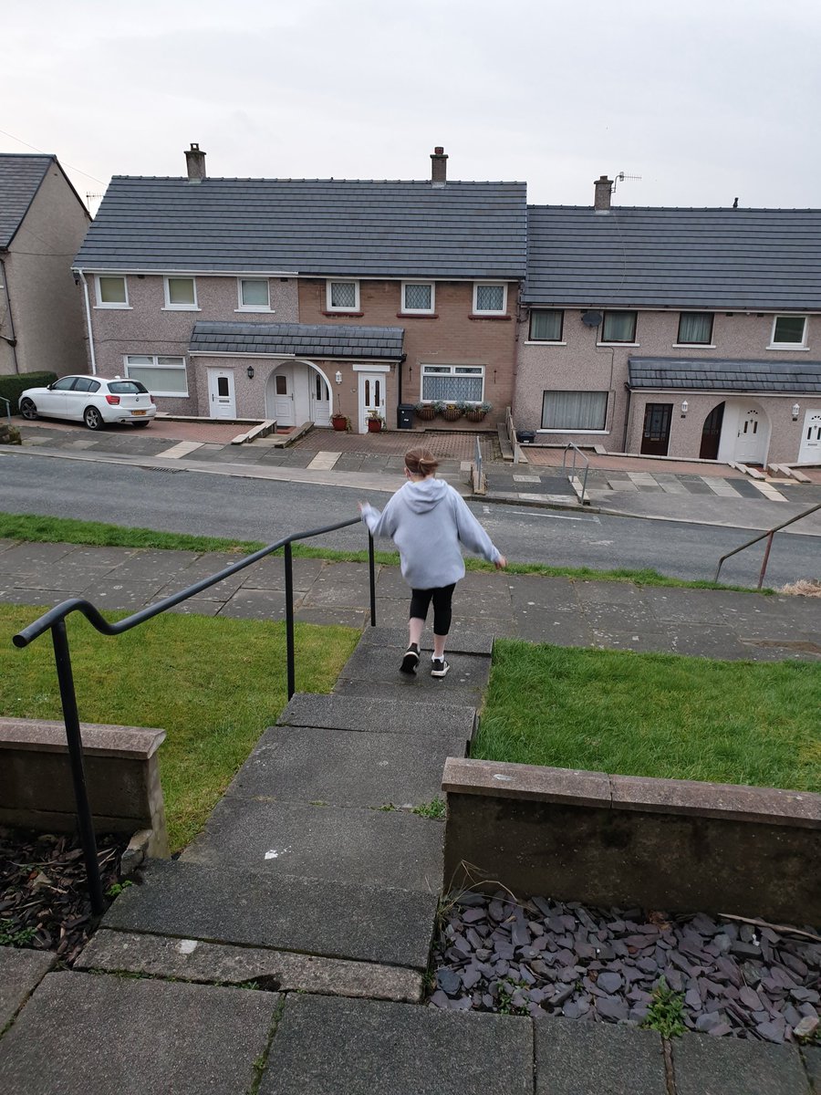 TanyaKirkland9's tweet photo. Ruby-Mae of for another run. Shes set up her app to track and is ready to go #proud #takingdirection #positivity https://t.co/SqM0OWYXHy