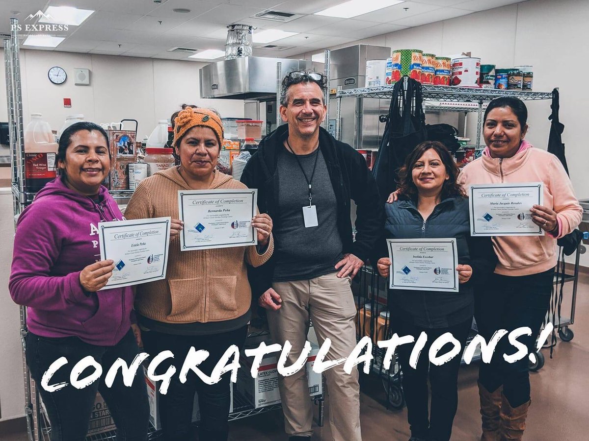 WAdultSchool_WS's tweet photo. Congratulations to the students who completed the Career Kitchen culinary course last month! Great Job!!! https://t.co/m9n0oexsSo