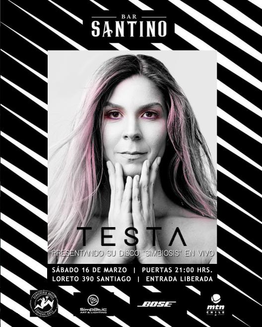 Estaré tocando en SANTIAGO este sábado 16 de marzo en Bar Santino #Simbiosis #Electropop