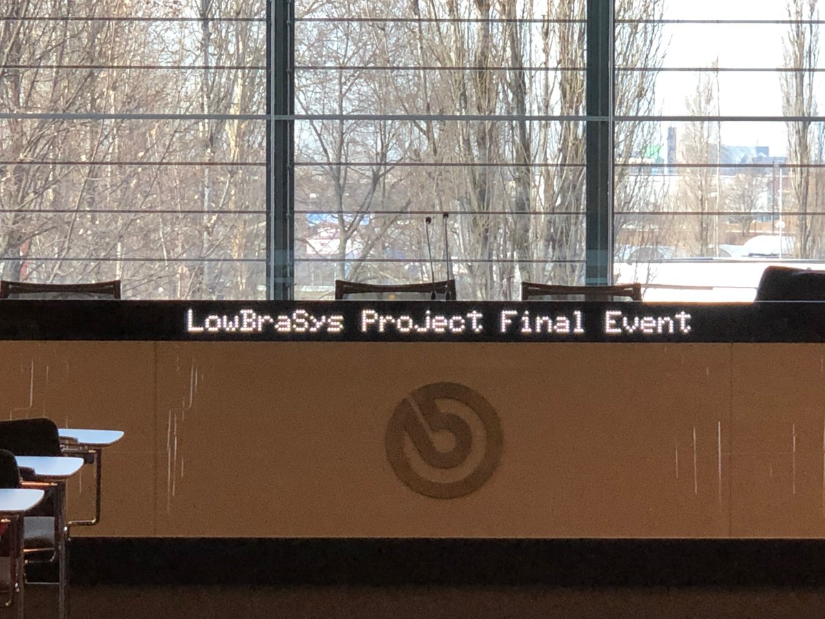 lowbrasys_eu's tweet photo. @lowbrasys_eu project Final Event - 26th February 2019, pushed innovation towards a cleaner and more efficient road transport , together @BremboBrakes @Ford @FederalMogulPT @UniTrento @Ostravska_Uni @continentaltire @flamespray @MarioNegriIRCCS @KTHuniversity @EU_ScienceHub https://t.co/0fKRAsvwTW