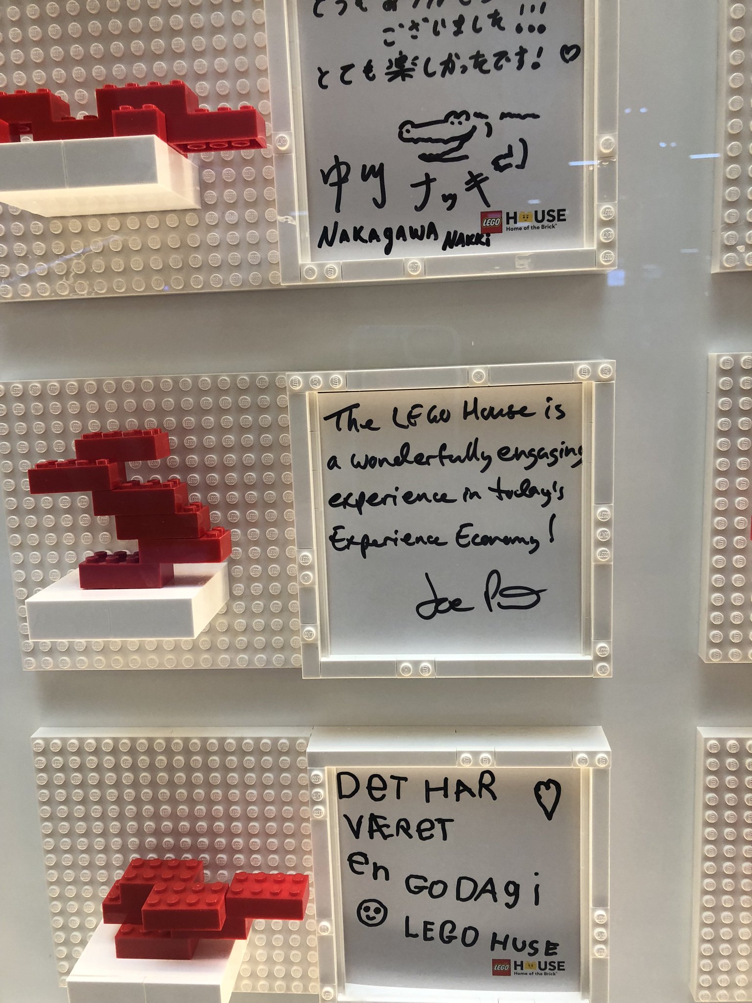 six lego bricks combinations