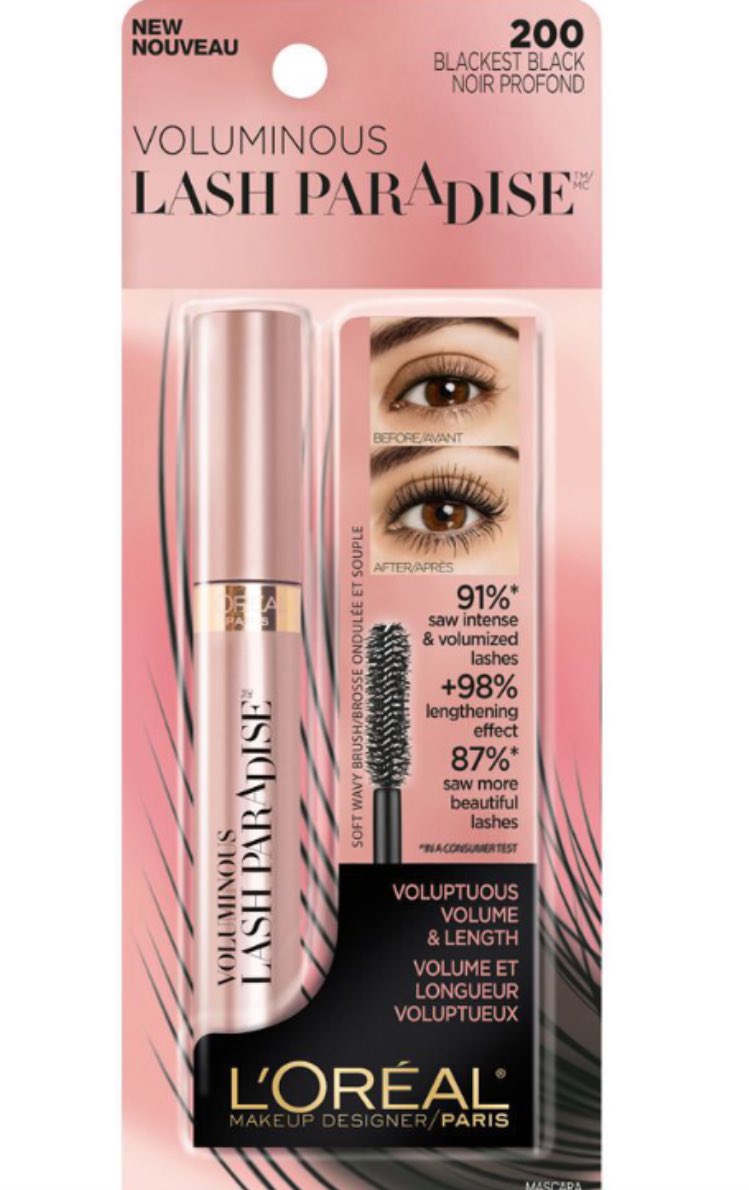 makeupandskinc1's tweet photo. My holy grail mascara is @Loreal #lashparadise 👀😍 it doesn’t flake and the formula is amazing! TIP : Try the waterproof version for a more lifted and curled look! https://t.co/0QNBikNpdH