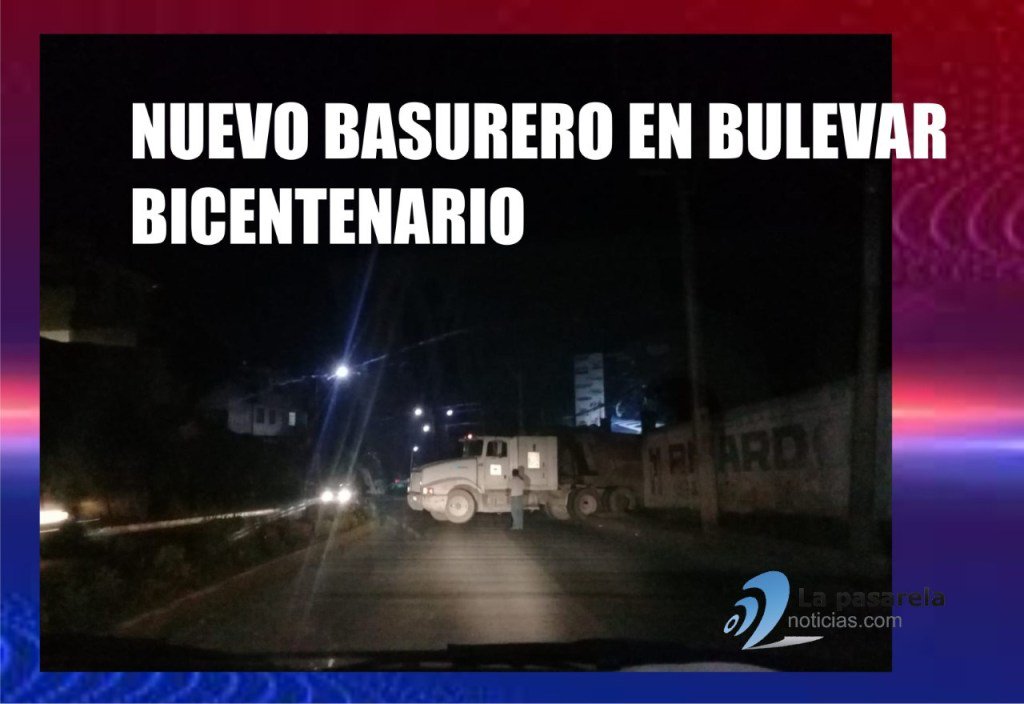 lapasarelamx's tweet photo. TIRA AYUNTAMIENTO BASURA EN LA CUMBRE POR LAS NOCHES https://t.co/0tNf3DyAVZ https://t.co/YeL3Q2P1Sg