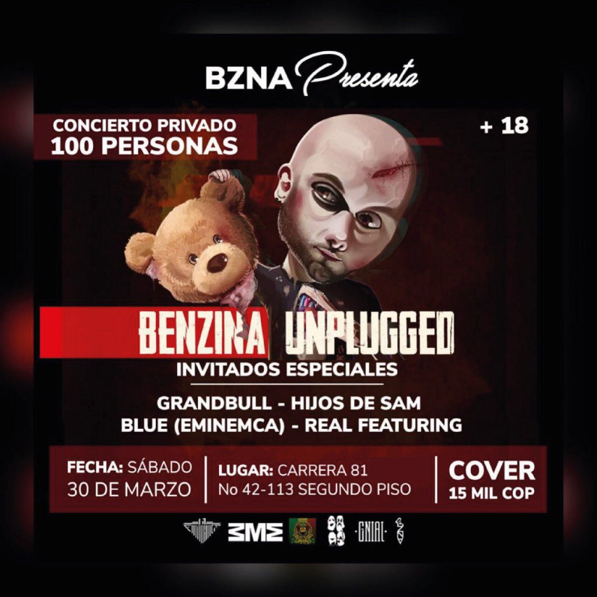bluedelaemi's tweet photo. El 30 de marzo estaré cantando temas de #MMM y nuevos temas de #Culpablue junto a @Benzinatorr https://t.co/zMUhfg06Z3