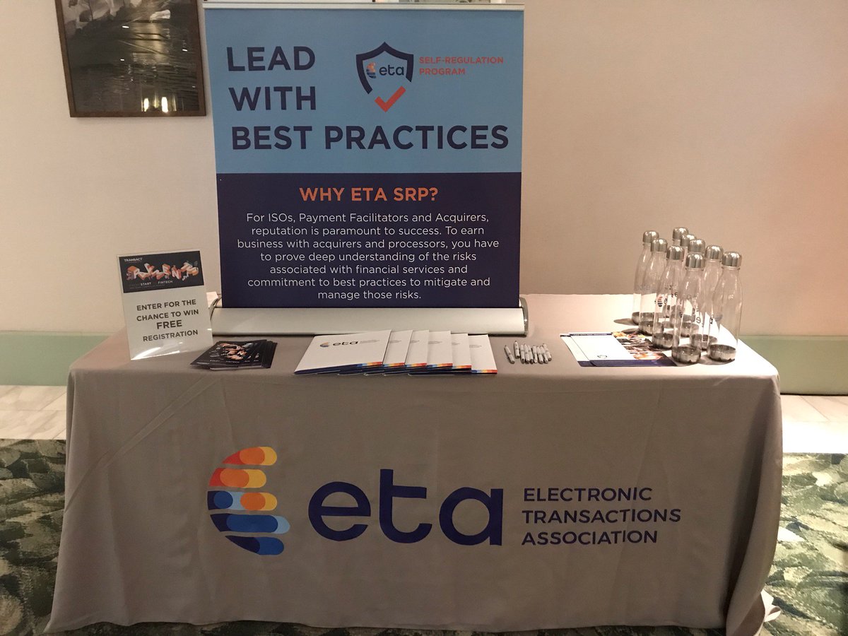 ElecTranAssoc's tweet photo. Stop by the ETA booth at @MacMemberOrg #MAClevelup19 to learn more about ETA Self-Regulation Program and our upcoming #ETATRANSACT conference! https://t.co/fkaR0sobGr