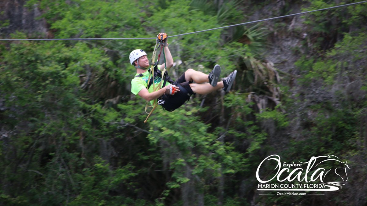 A6:  There’s nothing like getting a birds-eye view of a destination.  <a href="/zipthecanyons/">The Canyons Zip Line</a> will get your heart racing, adrenaline pumping, and provide unmatched views in #OcalaMarion.  #FLTravelChat