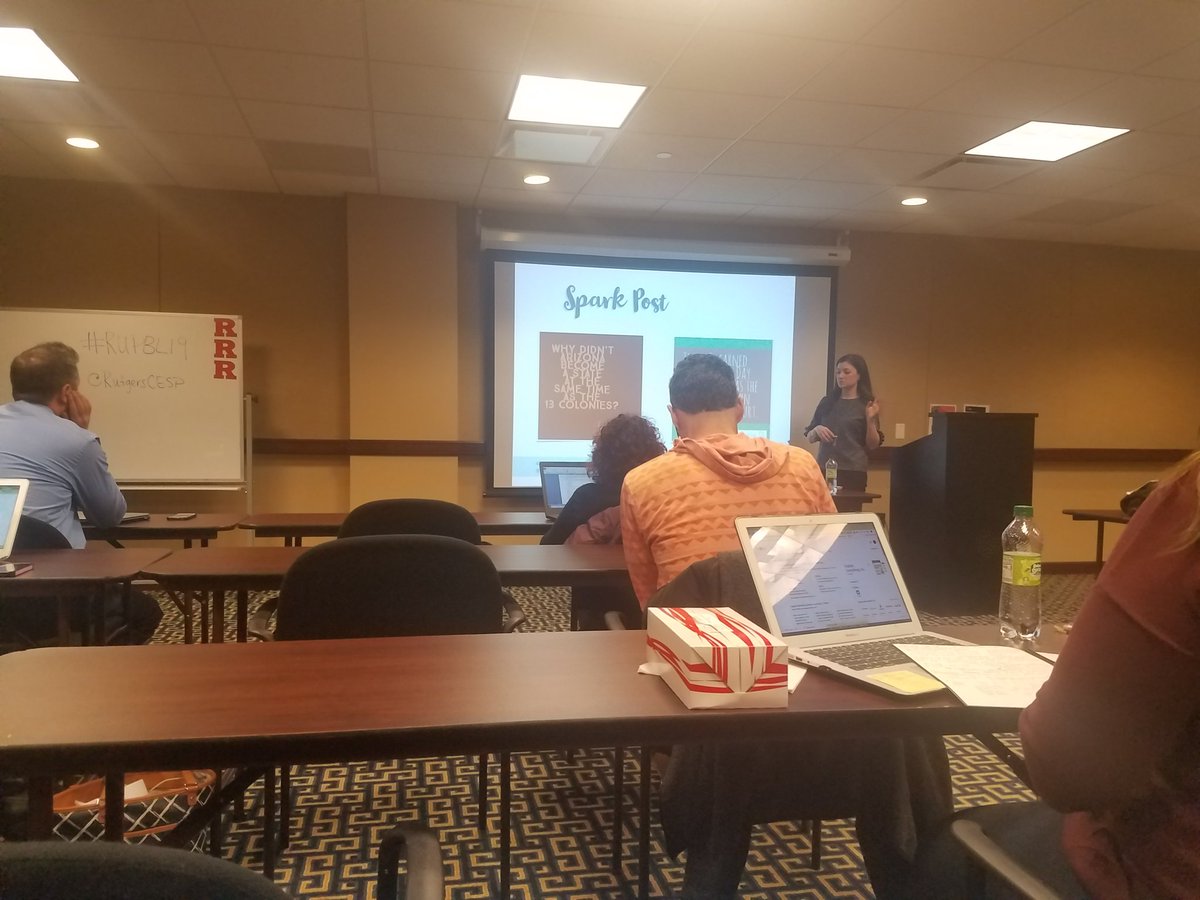 LincolnEdTech's tweet photo. So excited to finally see @ClassTechTips in person! #rupbl19 https://t.co/ZSTwwxilYW