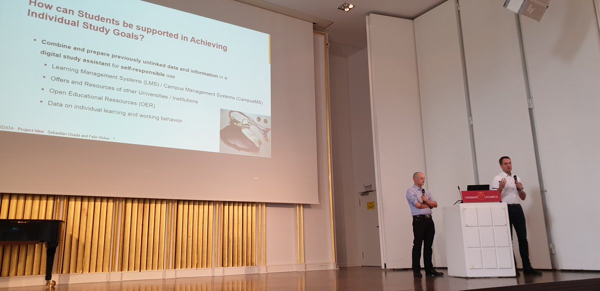 SIDDATA_de's tweet photo. Getting in touch with the #OER Community. Sebastian Osada and Felix Weber presented the #SIDDATA project at the #X5GON Workshop @UniOsnabrueck today.
https://t.co/OYokI2vI32
#Individualization
#DigitalAssistant
#DigitalLearning
#DigitaleBildung
#DigitaleTransformation https://t.co/W85QnS2K43