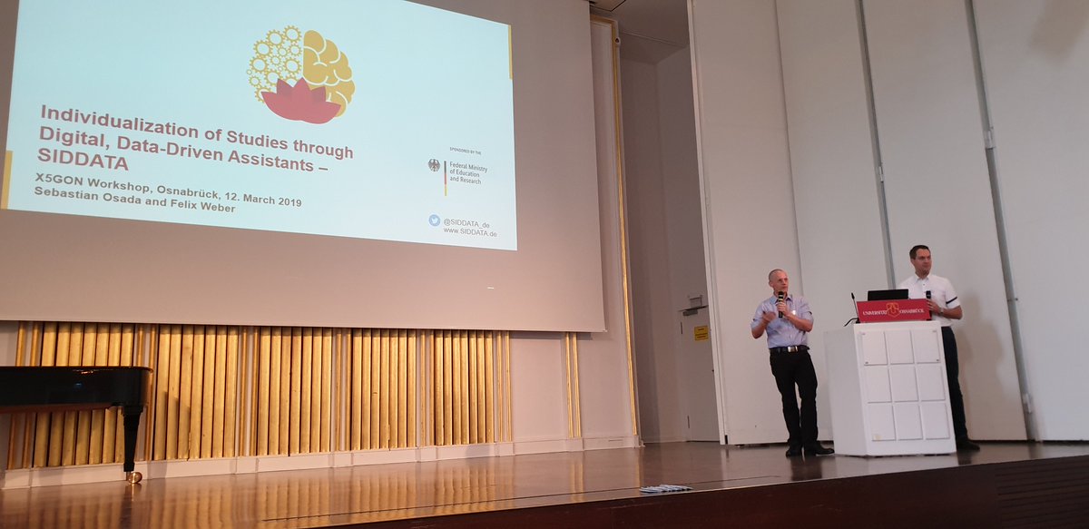 SIDDATA_de's tweet photo. Getting in touch with the #OER Community. Sebastian Osada and Felix Weber presented the #SIDDATA project at the #X5GON Workshop @UniOsnabrueck today.
https://t.co/OYokI2vI32
#Individualization
#DigitalAssistant
#DigitalLearning
#DigitaleBildung
#DigitaleTransformation https://t.co/W85QnS2K43
