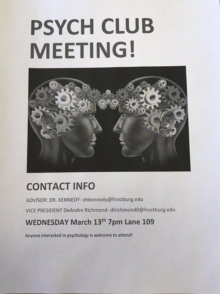 psyched4fsu's tweet photo. Come to the psych club meeting tomorrow night to hear our plans for the future and to vote on our movie night this week! https://t.co/9dlmAppAVL