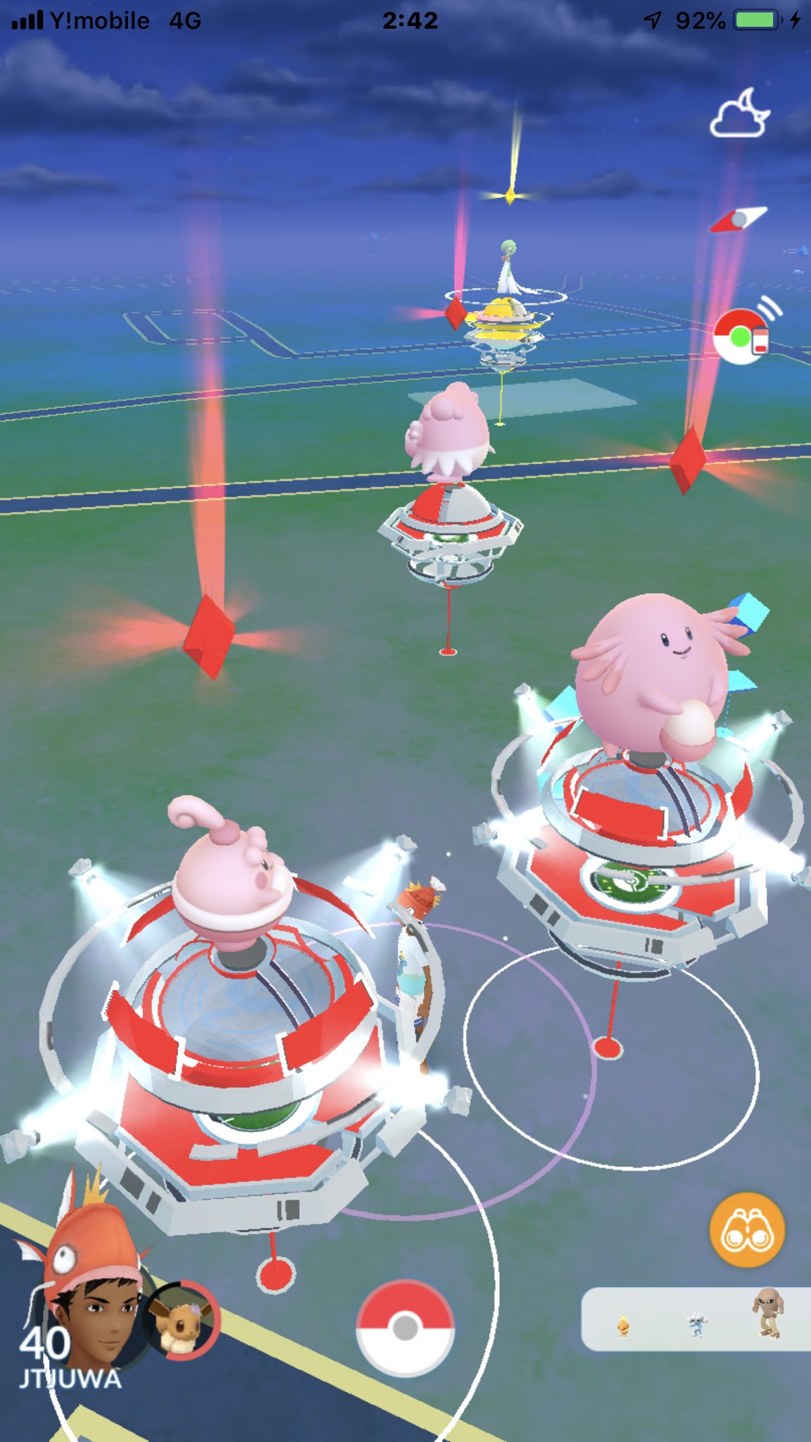 こんぶチャンネル ポケモンgoで旅するぞ バドルウィーク最終日 やりきりました 最後にピンプクからの進化先をジム置きしてみーーた 汗 ポケモンgo ポケモンgoバドルウィーク T Co Pmidsfd07a Twitter