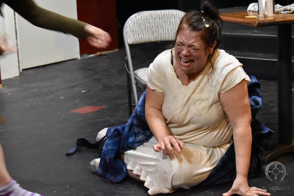 The_Vagrancy's tweet photo. Sheila Guerrero-Edmiston as Mag in a scene from The Beauty Queen of Leenane during our last actor workout.
.
.
.
.
#thevagrancy #actorworkout #scenestudy #actors #acting #workshop #development #skill #training #classicplays #newwork #duende #lathtr #latheatre https://t.co/mIjE3hAMfg