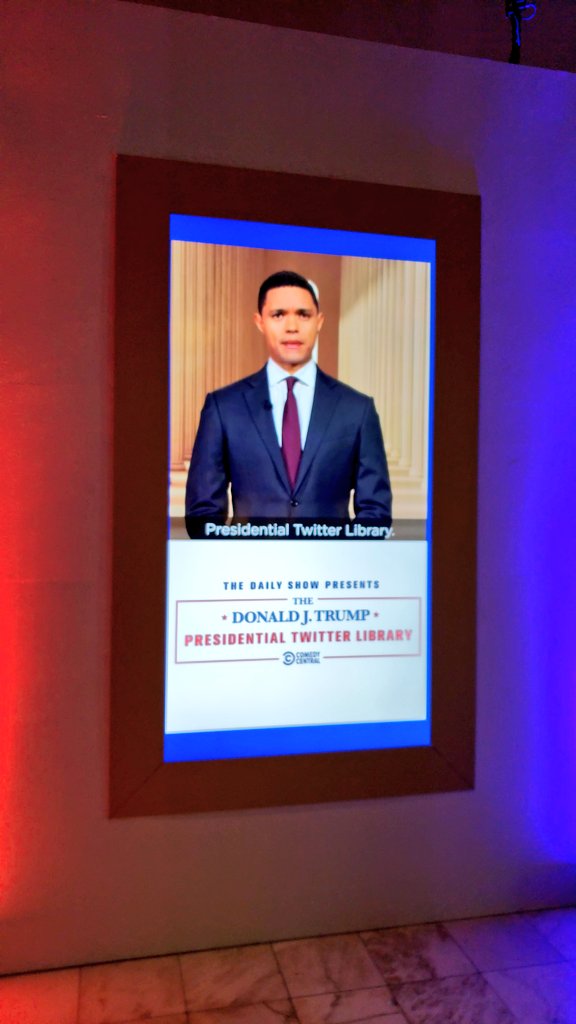 2niavia's tweet photo. SAD! The #DailyShowLibrary of @realDonaldTrump tweets was absolutely fabulous π Y'all really extra @TheDailyShow I can't even begin to describe how great it was #sxsw #sxsw2019 #SXSWThings #SAD! https://t.co/TwfDHLE75L
