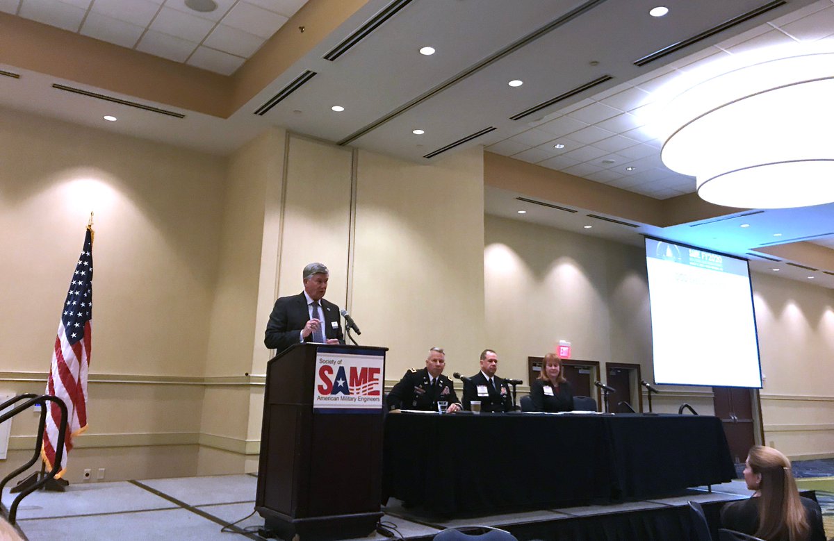 GordianCompany's tweet photo. Gordian is excited to sponsor the @same_hq FY2020 DoD &amp; Federal Briefings. Members of our Federal Solutions Team are attending today to learn more about perspectives on project delivery trends within the #defensesector. 
#SAMEDOD #militaryengineering https://t.co/CpjhQDBA1I