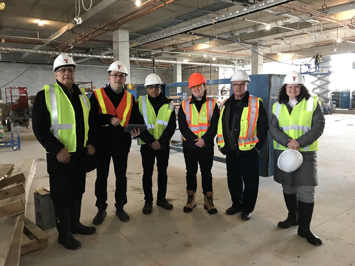 medhat_ymca's tweet photo. Touring the construction site of the new Vaughan Metropolitan Centre YMCA. Excited to see the progress, watch the new YMCA grow from the ground, and to visualize all the ways people will participate in the centre of community.  More to come 😊😊😊 https://t.co/5RBm9jPfhe