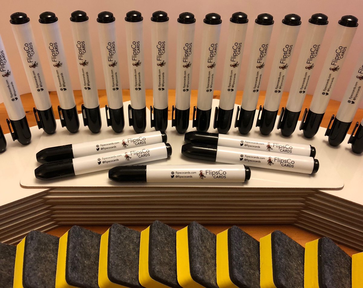 FlipsCoCards's tweet image. It’s March - it’s competition time again! Here’s a chance to WIN a class set of 30 @FlipsCoCards dry wipe markers, 30 rigid whiteboards, and 30 mini erasers 🤞🏼😍
Retweet and follow to enter. Closing date 17/03 at 7pm. Winner will be drawn shortly after. UK only.