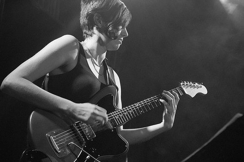 For extra firepower on live shows Hearing Things turns to  Ava Mendoza (<a href="/avaavamendoza/">Ava Mendoza</a>) who is an unstoppable force on the guitar. Ava is impossible to categorize but brings a timeless yet adventurous sonic energy that is a perfect match for the Hearing Things mission.