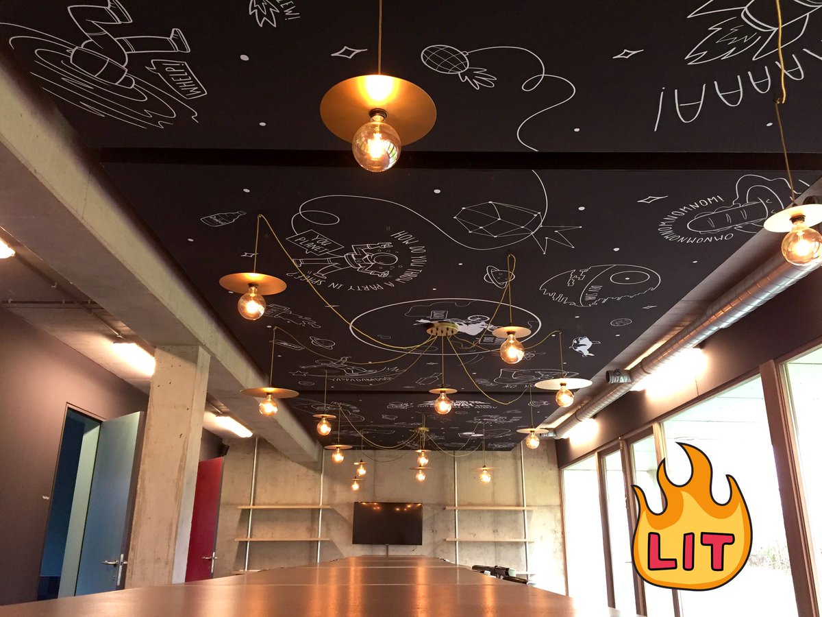 Ons nieuw plekje om te eten bij <a href="/yappa/">Yappa</a>. Ziet er goed uit, niet?! #newoffice #bilzen