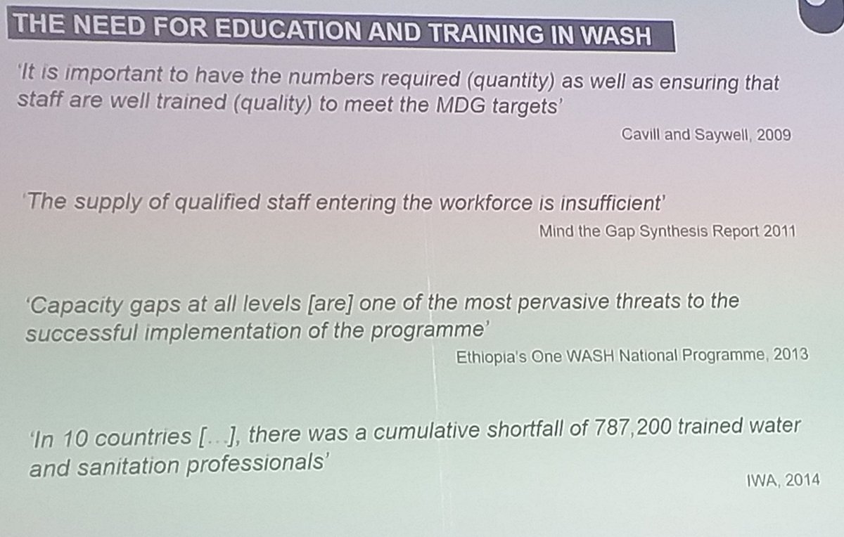If we are to ever reach SDG 6 on 'Water and Sanitation for All' tremendous measures must be taken to build human capacity across scales and between sectors using a Systems Approach  #allsystemsgo