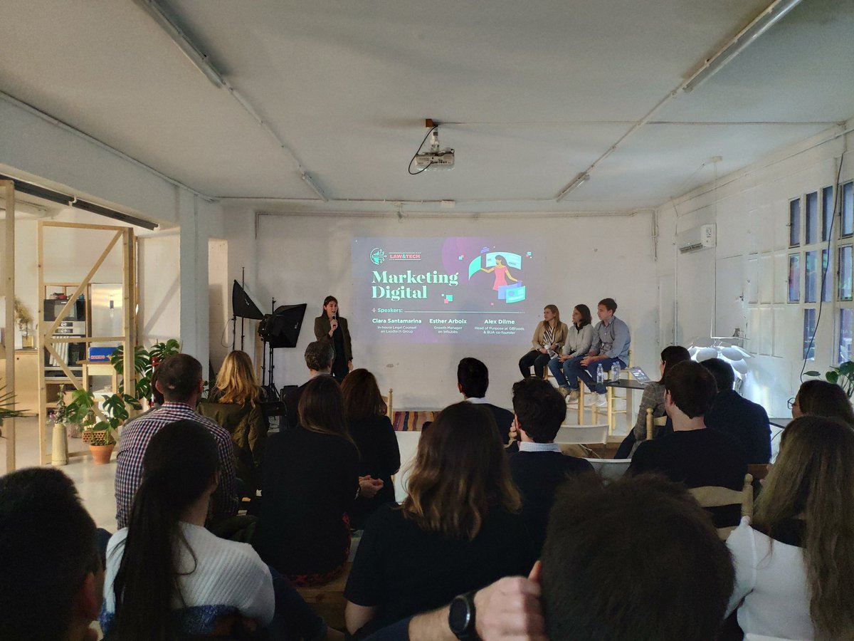 manelpnavarro's tweet image. Ya en marcha el primer @lawtechbcn #lawtechevent