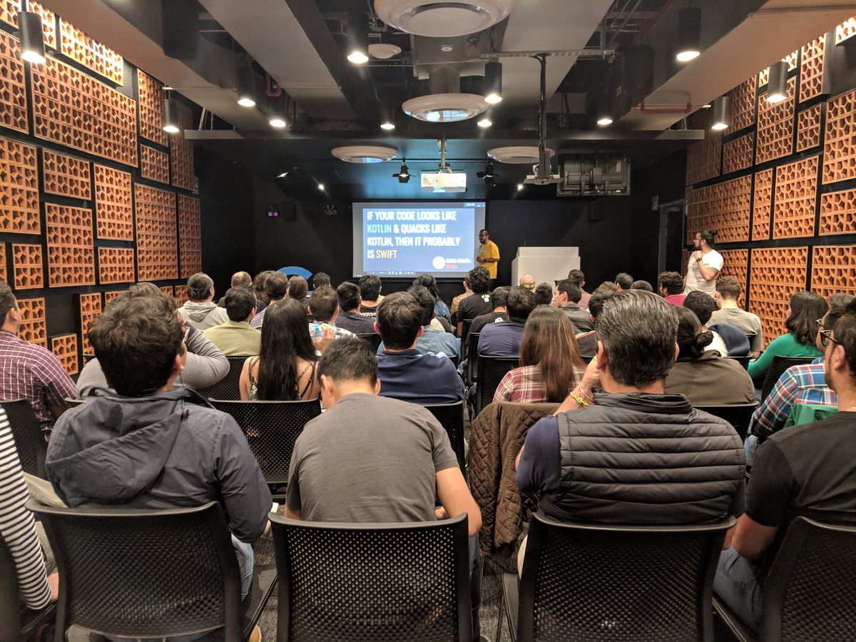 AndroidTitlan's tweet photo. Algunas fotos de nuestro Aniversario #9 en las oficinas de google 😎

Muchas gracias a toda la comunidad y a los patrocinadores! 🥳

@segundamanomx 
@WizelineMx
@googlemexico  
@jetbrains 

#Androidtitlan https://t.co/QQL7iKEmof