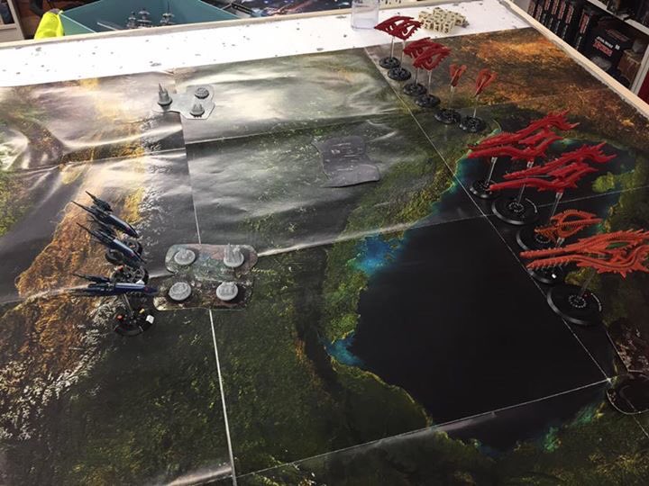MightyLGames's tweet image. Dropfleet Commander being played in store for the first time today

#Dropfleet #dropfleetCommander #bridlington #flgs #tabletop #tabletopGames #gaming