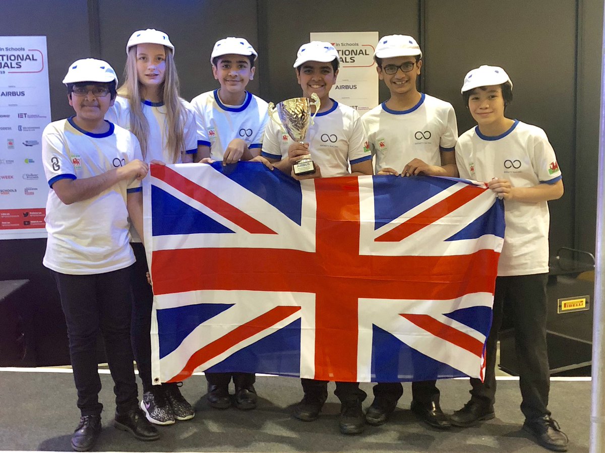 SJCCardiff's tweet image. Well done to both teams @the_exception7 and @infinityracing_  Masssive congratulations to @infinityracing_  Overall winners of the development class, receiving a golden ticket to world finals @f1inschoolsUK