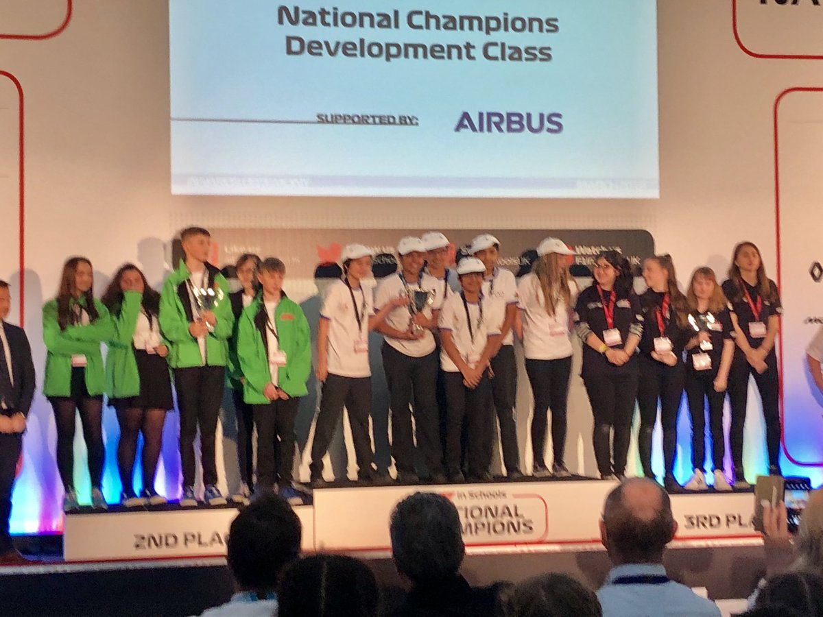SJCCardiff's tweet image. Well done to both teams @the_exception7 and @infinityracing_  Masssive congratulations to @infinityracing_  Overall winners of the development class, receiving a golden ticket to world finals @f1inschoolsUK