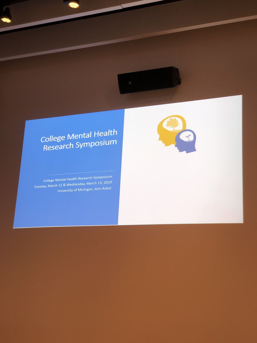 erica_riba's tweet image. Excited to learn and connect with colleagues in the field at the College Mental Health Research Symposium @UMich @healthymindsnet #collegementalhealth #docc2019