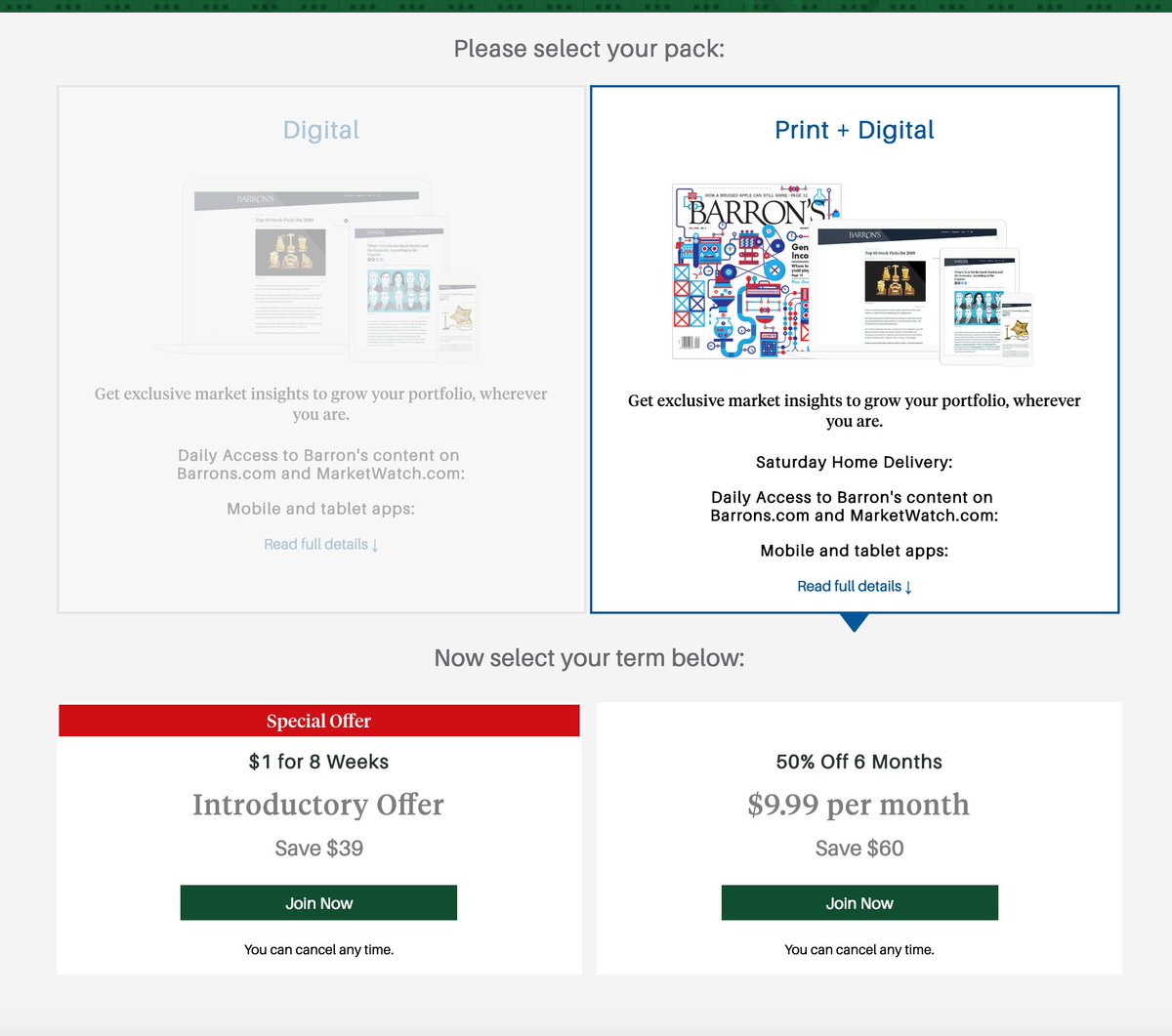 AskLaLa's tweet photo. @katherineabell Online form, customer service refuses to honor $1 for 8 week ad on Marketwatch.  Not cool. https://t.co/8mh4krkweV
