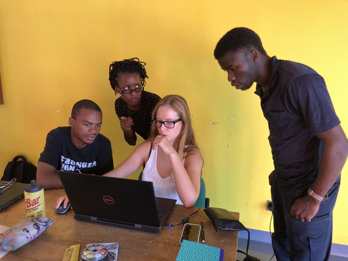 FoBE_UG's tweet photo. Students from the @FoBE_UG ideating with students from the University of Cape Town and University of Rwanda, to develop adaptive reuse strategies for two sites in Kigali, Rwanda. 
@JusticiaTegyeka https://t.co/hbuUzHFJuH