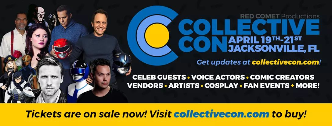 CollectiveConFL's tweet photo. Be sure to grab your tickets for the April 19-21 Collective Con soon! Prices will be going up. Children 10 & under are FREE!
https://t.co/ssHkKq3pBI
#collectivecon #collectiveconfl #jacksonville #florida #igersjax #floridacosplay #gameofthrones #powerrangers #anime #comicbooks https://t.co/WhXdhRXyQg