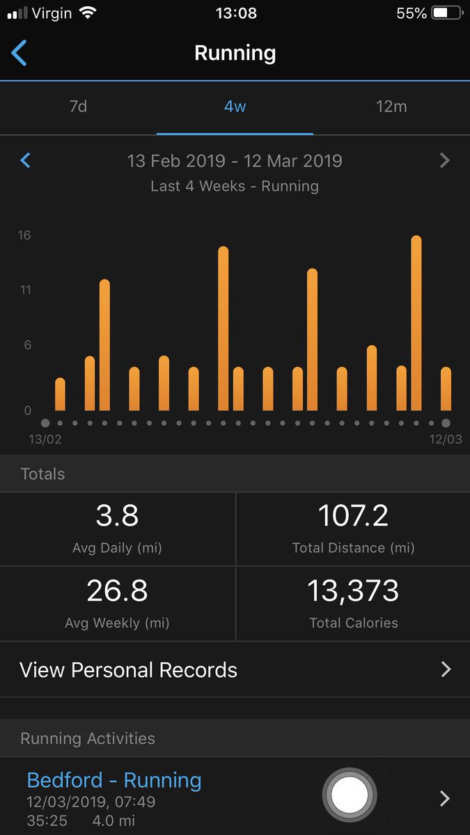 I’m in week 10 of my 16 week training plan towards the London Marathon on 28th April in Memory of my Dad.
If you haven’t already please donate.
uk.virginmoneygiving.com/GedParker
<a href="/MarbrookRehab/">The Marbrook Centre</a> <a href="/HeadwayUK/">Headway UK - the brain injury association</a>