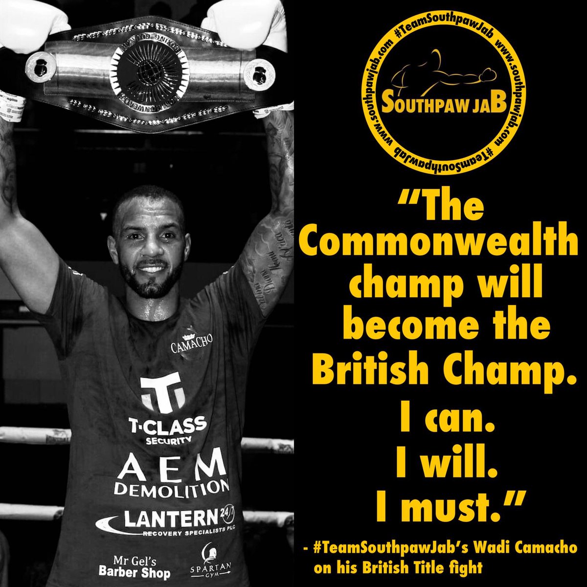 southpaw_jab's tweet photo. He can. He will. He must! @wadicamacho can’t see anything but a victory on the 23rd!
#AndTheNEW https://t.co/lnkhaXg8h1