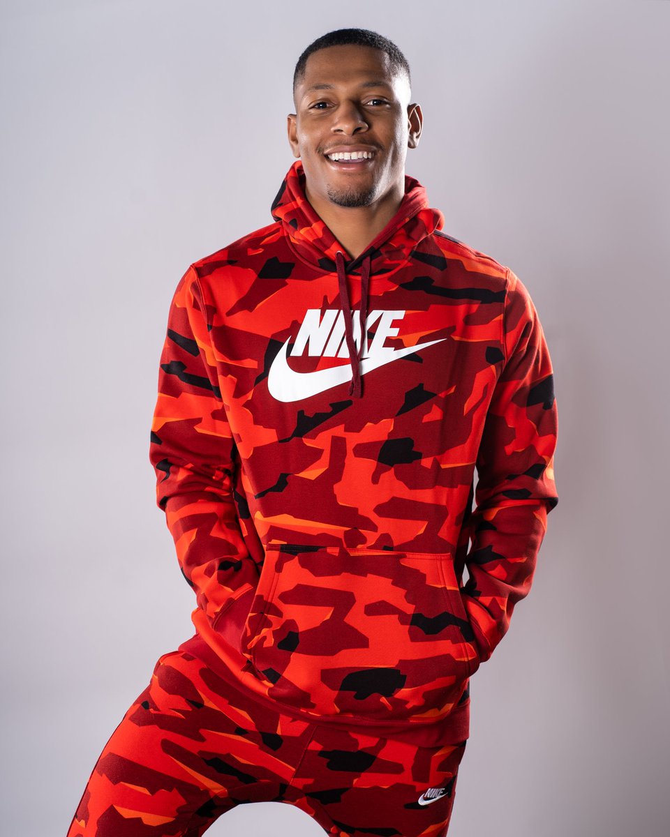red and gold nike hoodie