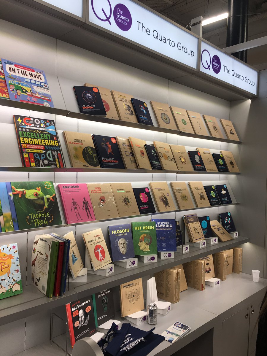 TheQuartoGroup's tweet photo. A few drinks to celebrate our bestselling 30 Second series, going strong for no less than 10 years 🥂📚👏🏼 See you tomorrow for another exciting day @LondonBookFair #LBF19 #LBF2019 #6D105 https://t.co/2QhqcBSkDe