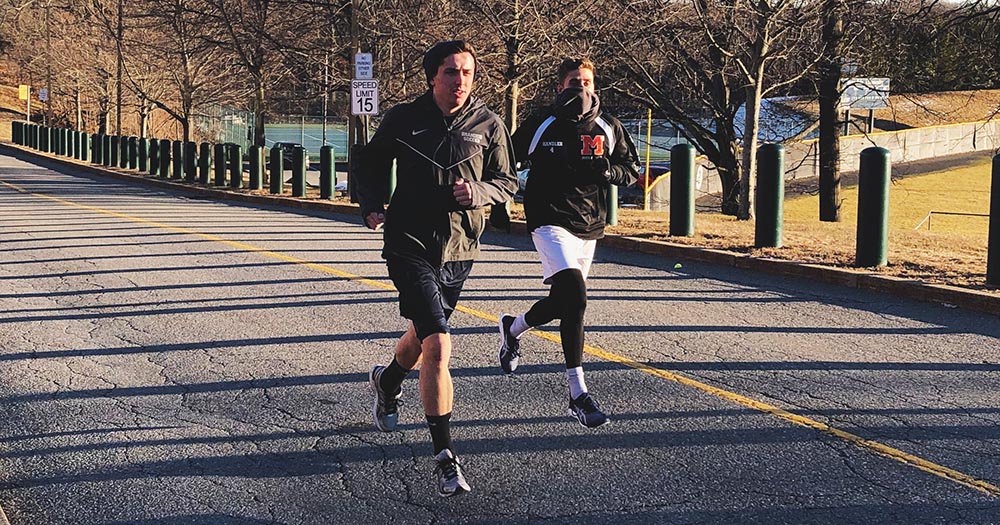 BrandeisJudges's tweet photo. .@BrandeisSoccer teammates @ajallen1212 and @joshyhands4 are joining forces with @TuftsMedicalCtr to raise funds by running the Boston Marathon. Learn more about their efforts here https://t.co/H9Lghv9JeN, including ways you can support the duo. #RollDeis #WhyD3 https://t.co/7G95cdZekS