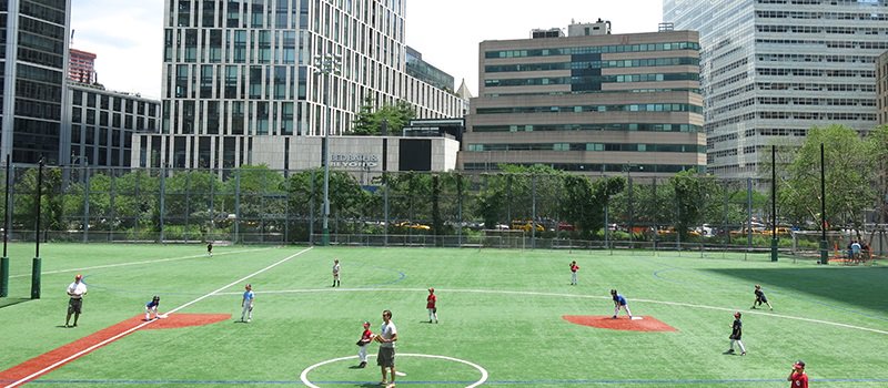 bpca_ny's tweet photo. THE SWING IS THE THING: The #BPC Ball Fields are being converted to baseball/softball configuration in anticipation of Opening Day 2019! Read more: https://t.co/RXkDJUyne6 @DeborahJGlick @BrianKavanaghNY @galeabrewer @CM_MargaretChin @yuhline @CommunityBoard1 #BPCCommunity #BPC50 https://t.co/9ASqey2YSK